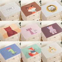  Bed head cabinet table cloth waterproof and washable pvc soft glass cover cloth Nordic bedroom TV cabinet dust cover table