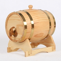 5 Litres Oak Solid Wood Woody Wine Barrel White Wine Wine Storage Wine Barrel Home Small Wine Barrel