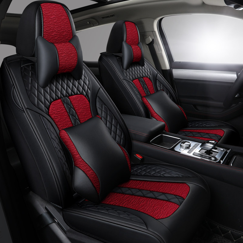 Ford Sharp World Seven Seats Five Car Cushions All Season Universal 7 Leather Seat Cover 2 3 2 Seat Cushion Special Chair Cover Mat