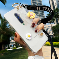 Small daisy transparent bracelet red rice k30 mobile phone shell Xiaomi redmik30pro brief female k20pro protective sleeve fresh net red Tongan creative personality k20 shell k30i hang