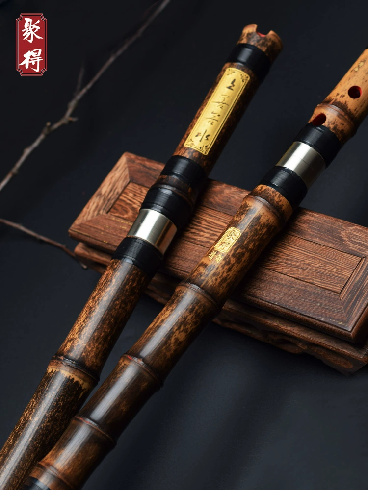 Chính hãng Xiao Zizhu Dong Xiao Phong cách cổ điển Chang Gu Xiao Cao cấp cho người mới bắt đầu biểu diễn chuyên nghiệp Dụng cụ nhập học không nền F tám lỗ - Nhạc cụ dân tộc