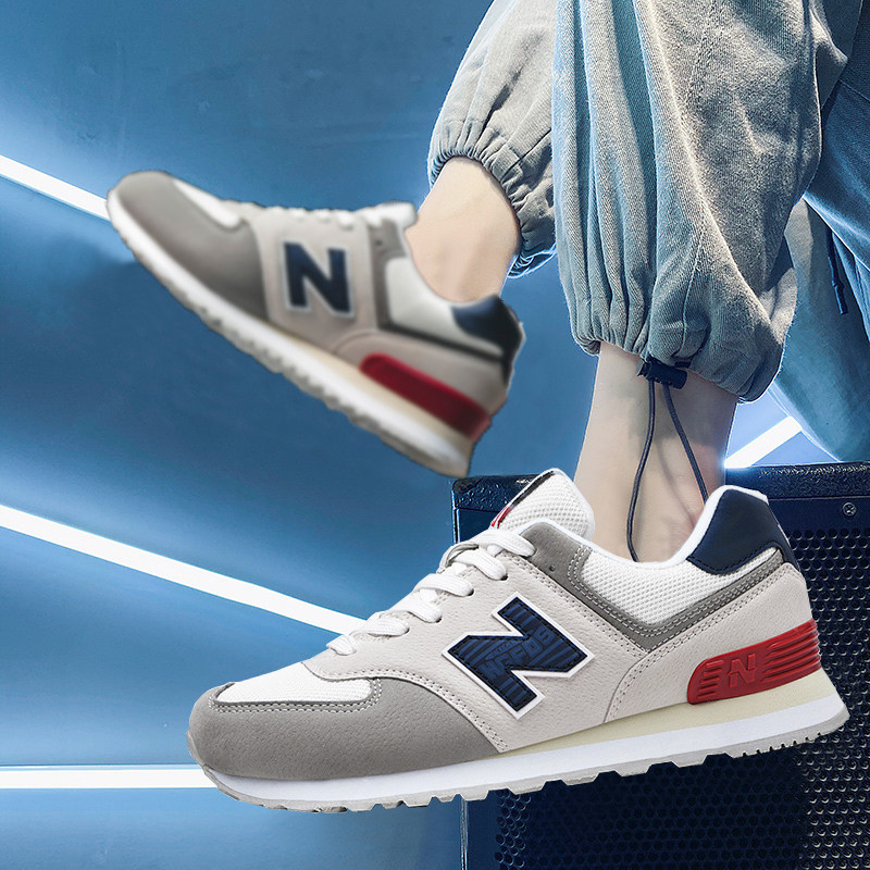 (Official) New Balance sneakers men's autumn breathable mesh N word 574 couple casual running shoes