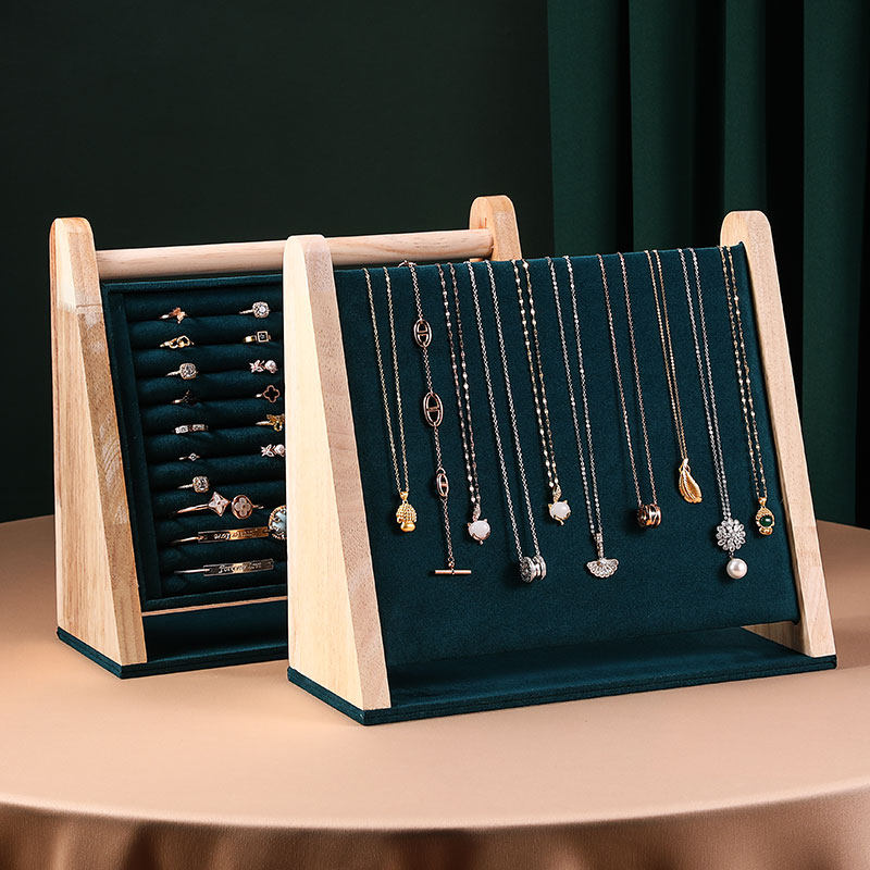 Standing Necklace Show Rack Pendant Rack Handmade Jewelry Rack Ornament Necklace Containing Layer Rack Jewelry Shop Window Display Props