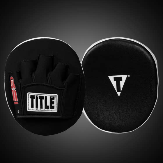 Titleboxing Brand Gel Tech Gel Series Genuine Leather Razor Target for Muay Thai Boxers, Small Hand Target