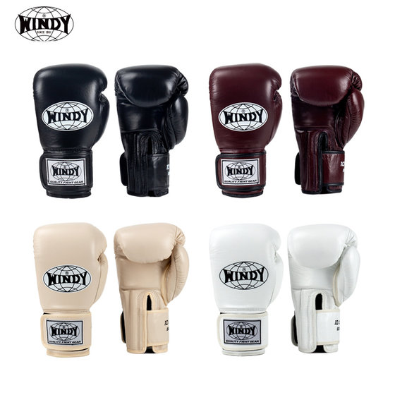 Thailand Windy Bgp Advanced Velcro Boxing Gloves for Men and Women, Professional Fighting Punching Bag Gloves with Extended Wrist