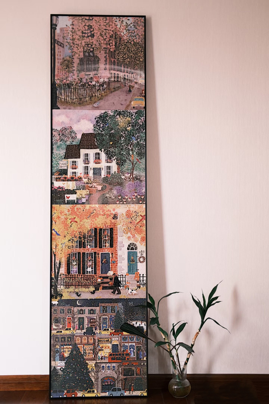 Spring, Summer, Autumn, Winter Aluminum Alloy Photo Frame Christmas Tree Winter Lights DIY Photo Frame Puzzle Frame Narrow Edge Aluminum Alloy Thickened Frame Spring, Summer, Autumn, Winter Aluminum Alloy Photo Frame Christmas Tree Winter Lights DIY Photo Frame Puzzle Frame Narrow Edge Aluminum Alloy Thickened Frame