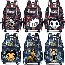 Bundy and the Ink Machine bag Bendy and the Ink Machine primary and secondary school students backpack