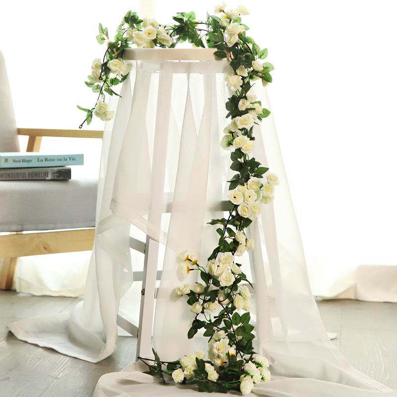 Artizan vine decoration flowers indoor leaves fake leaves creative tree strips fake vine scene layout for the top of the tree vine