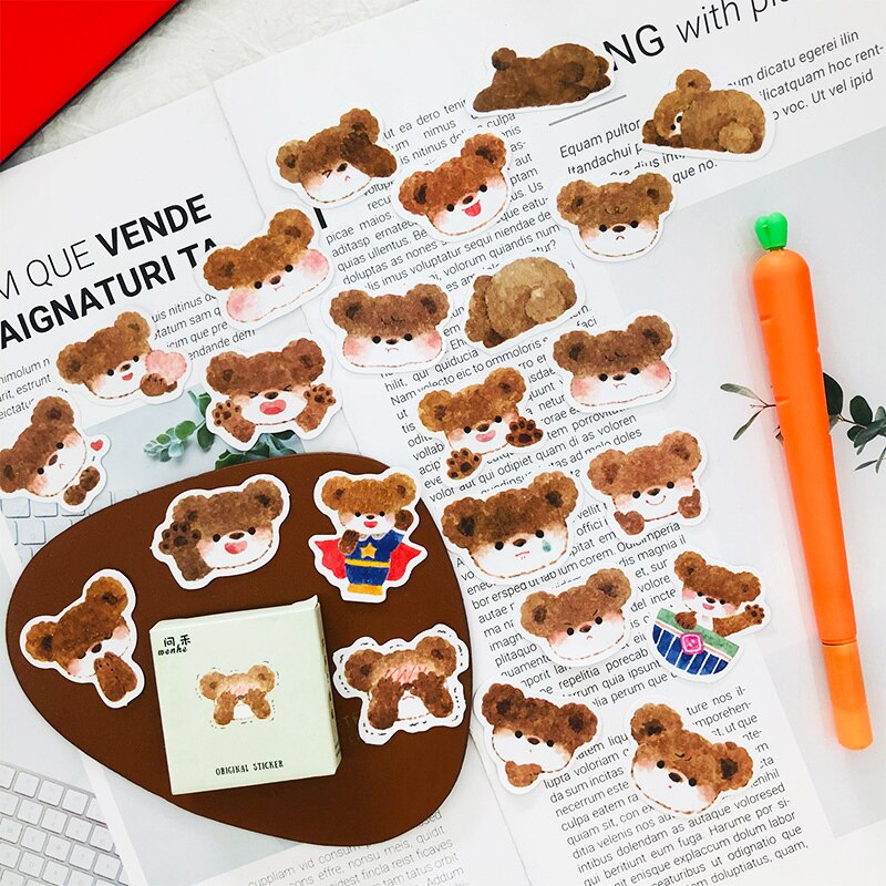 Handbook stickers cute girl cartoon cup sticker in wind paste sticker daily diy student diary collection books multiple series stickers