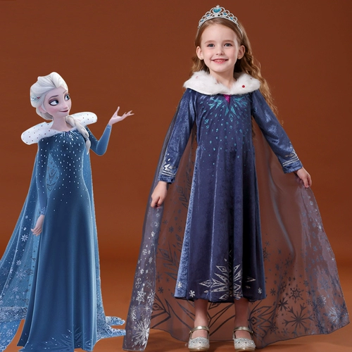 Дисней, демисезонный наряд маленькой принцессы, демисезонная юбка, детское платье, «Холодное сердце»