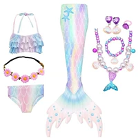 81 Набор из трех частей «Розовая звезда-русалка» + гирлянда + ожерелье в виде рыбки