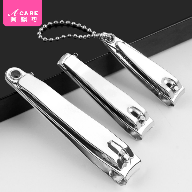 Acaree armored clamp toolkit for stainless steel pedicure cutting fingernail cleaning kit tool for portable