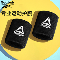 Reebok Sharp Step Suction sweat Wrists Women Summer Sports Fitness Badminton Running Mens Basketball Protective Sweat Wrists Wristband