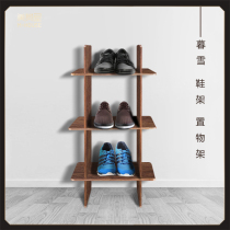 Muxue solid wood shoe rack floor rack simple style high color value practical beauty House