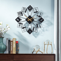 Clock living room personality modern simple light luxury creative wall clock art fashion watch home atmospheric decorative wall clock