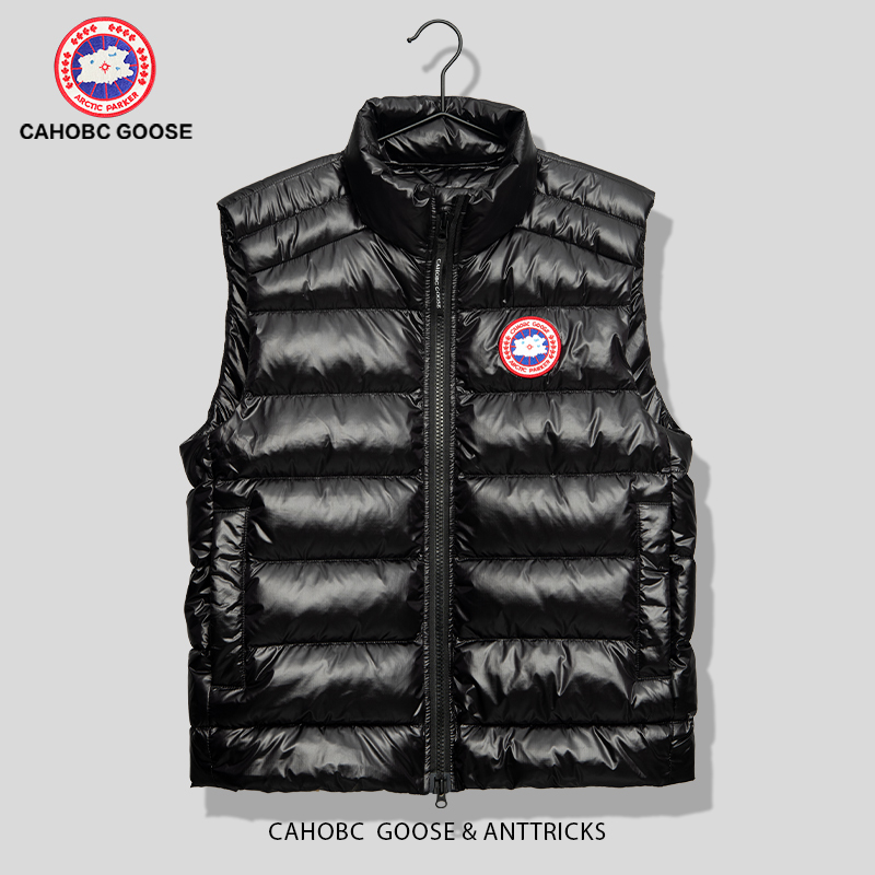 Down Vest Canada Goose Winter 2025 New Model Men's Shiny Outerwear Sleeveless Vest Trendy