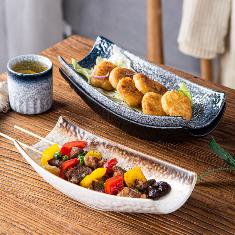 Japanese tableware buffet restaurant barbecue restaurant commercial skewer incense plate barbecue restaurant hot pot restaurant special snack plate