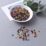 Прозрачные бусины ручной работы, ожерелье и браслет, 4mm