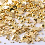 Золотые бусины, мобильный телефон, аксессуар ручной работы, аксессуары, шпильки для волос, DIY