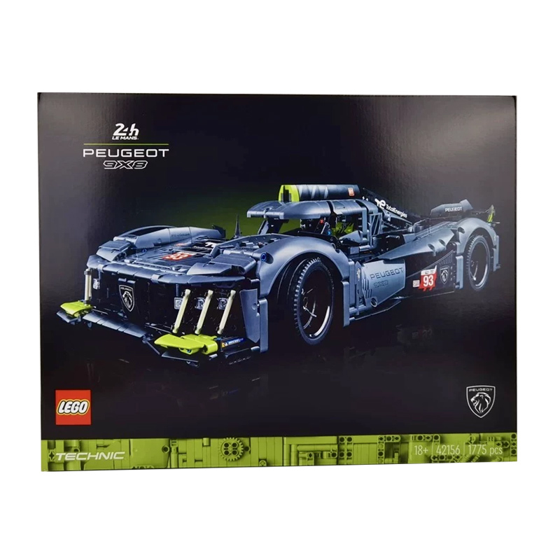Lego 42156 Peugeot Le Mans Hybrid Supercar Mechanical Set Series Building Blocks for Men and Women
