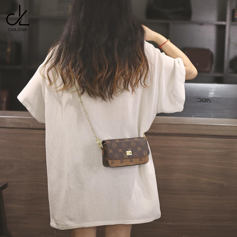 Cmlziua/Women's Bag 2026 New Model Official Authentic Fashion Light Luxury Niche Chain Crossbody Bag for Women Cmlziua/Women's Bag 2026 New Model Official Authentic Fashion Light Luxury Niche Chain Crossbody Bag for Women