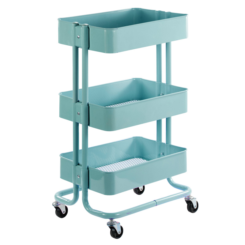 Guoxian multifunctional beauty cart thickened beauty cart rack storage cart hairdressing cart beauty salon trolley