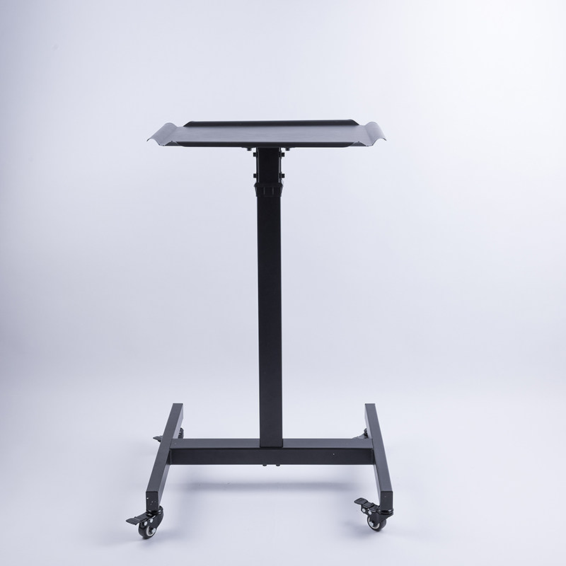 Haoting light projection mobile I-word workstation Mobile computer desk Teaching workbench Four-wheeled mobile cart Notebook computer cart