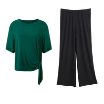 Dance clothing practice clothes womens tops summer modern dance clothes teacher class special body training clothes set