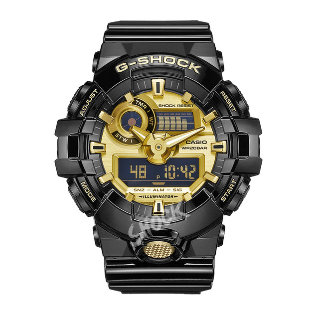 g shock golden watch