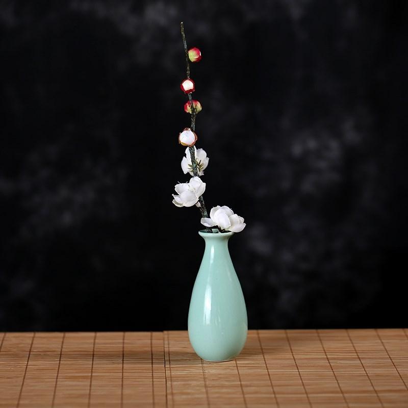 Porcelain home wine dry flower blue restaurant floret bottle furnishing articles toilet decorates small bedside hydroponic vessels