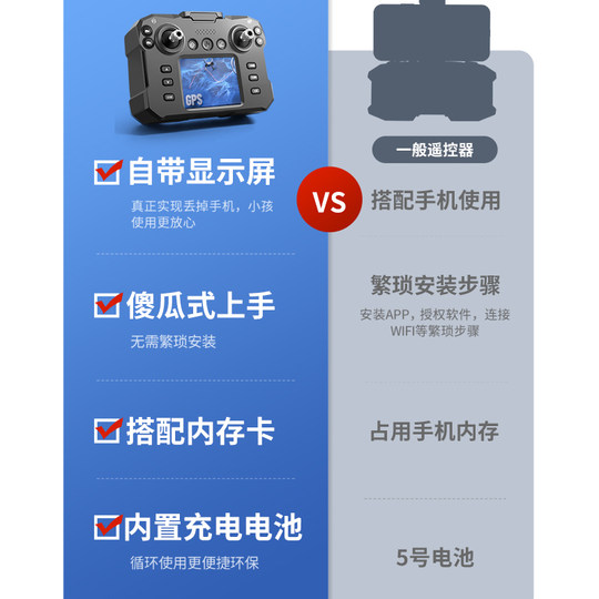 UAV con pantalla LCD, posicionamiento GPS profesional de alta definición, evitación de obstáculos, aviones de control remoto para adultos, aviones para niños