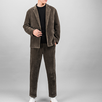 Autumn Winter Casual Suit Suit Men Hans Version Trend Senior Sensation Ruby Handsome Yinglun Wind West Suit Jacket Mens Fried Street Jacket