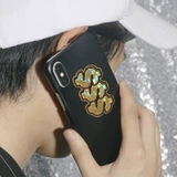 Полиуретановая сумка в стиле хип-хоп, барсетка, универсальный чехол для телефона, с вышивкой, планировщик