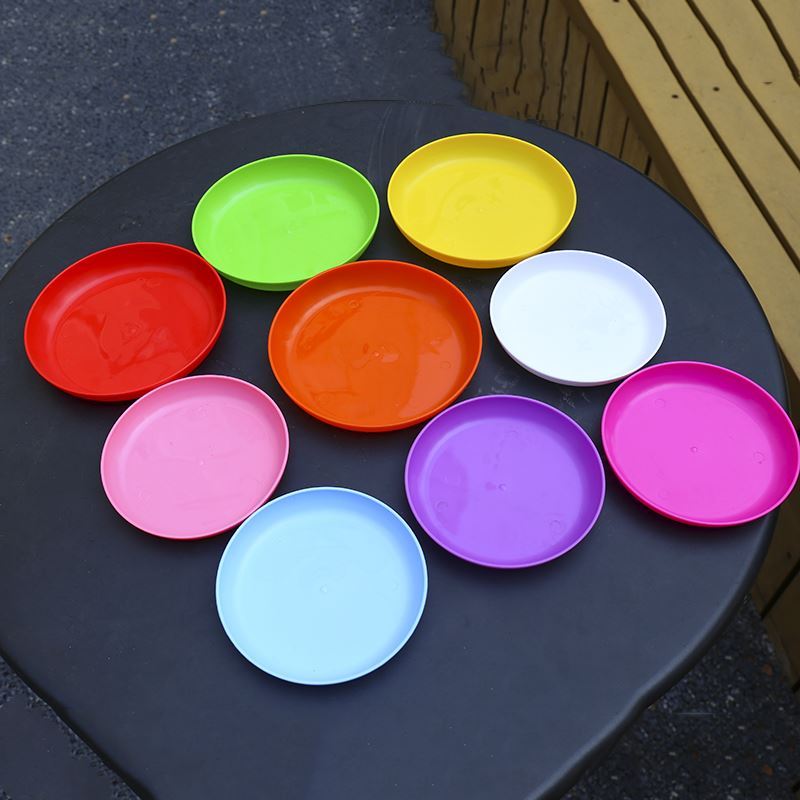 Color flower pot small pallet size increasing environmental protection resin could meet water tray of flowerpot doily tray base