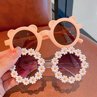 7#Orange Bear+белая ромашка