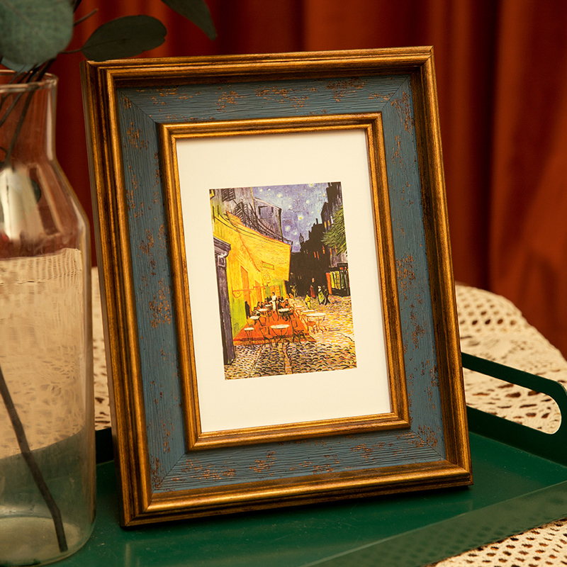 American Retro Vintage Photo Frame Display Stand 6inch 781012inch Decorative Picture Frame Ornament Frame Small Frame Wall Hanging