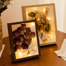 Hollow 3cm Dried Flower Photo Frame DIY Material Three-Dimensional Handmade Specimen Frame for Making Display Stands with a High-End Feel Rose Flower Gift