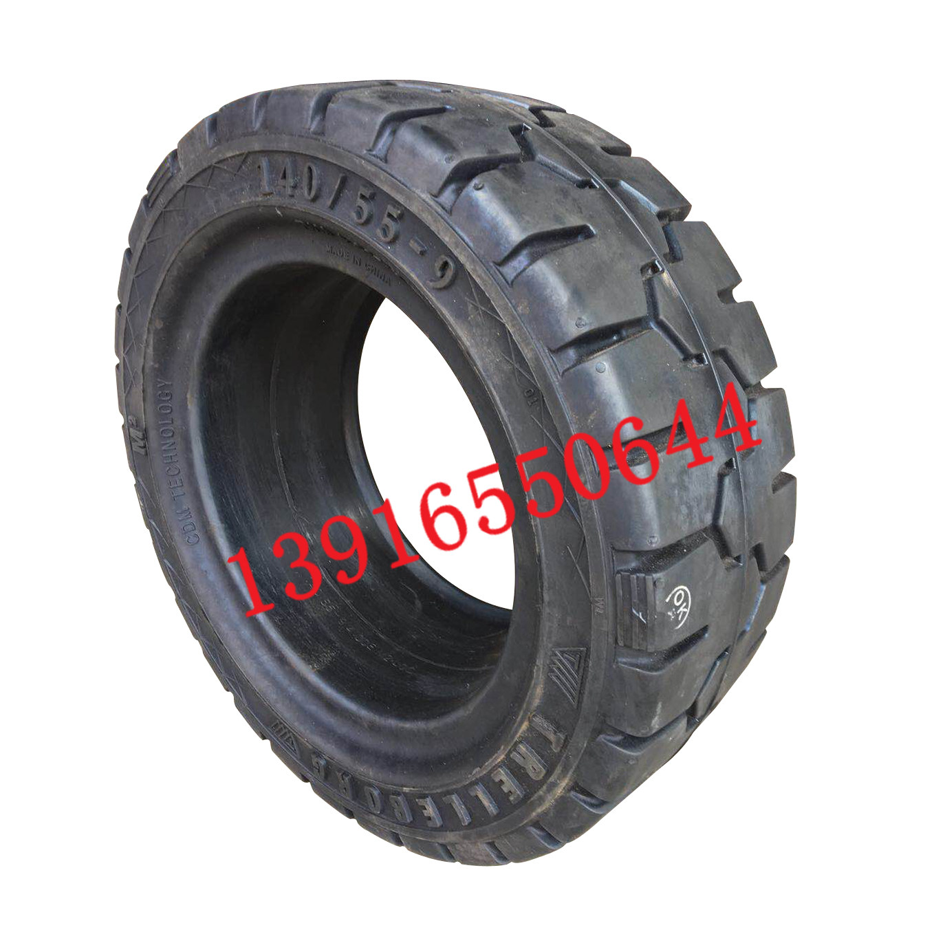 Xilin three-point electric forklift CPD20SA-16 18 20 rear wheel 140 55-9 rubber tire