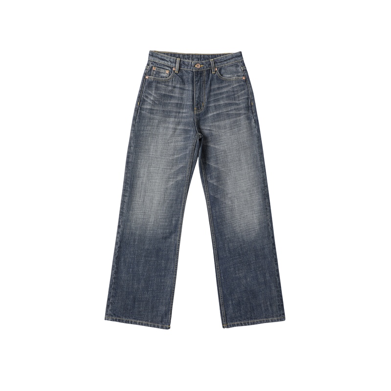 Hobkirk 26Fw Custom-Woven 14oz Vintage Smoky Blue Slub Straight-Leg Slightly Fitted Jeans Hobkirk 26Fw Custom-Woven 14oz Vintage Smoky Blue Slub Straight-Leg Slightly Fitted Jeans
