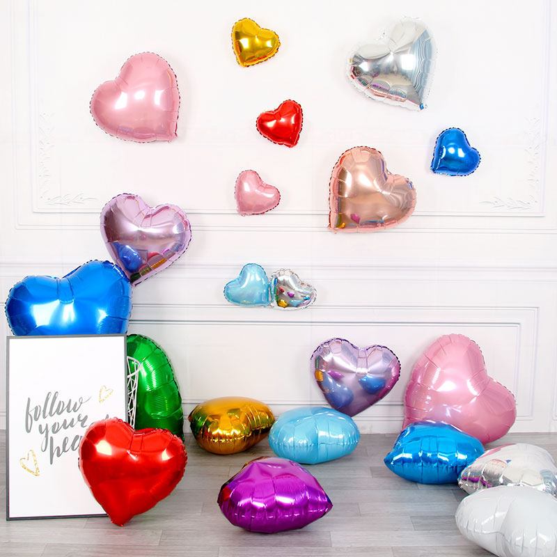 Creative Wedding Background Plant Birthday Party Decorated Balloon-Love Aluminum Film Balloon Balloon Adult Birthday