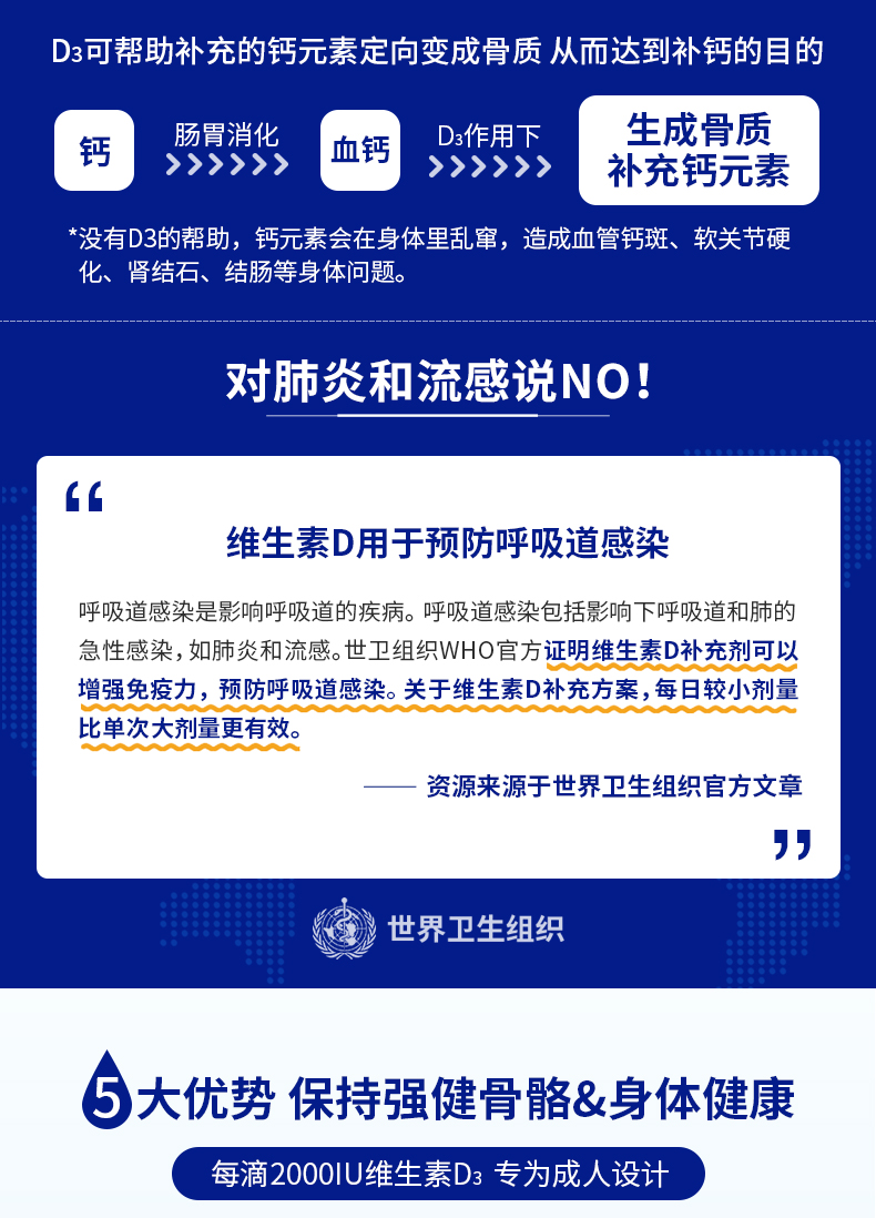 Ddrops成人维生素D3滴剂