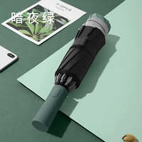 Десять костных автоматических обратных темных ночных зеленых виниловых солнца защита