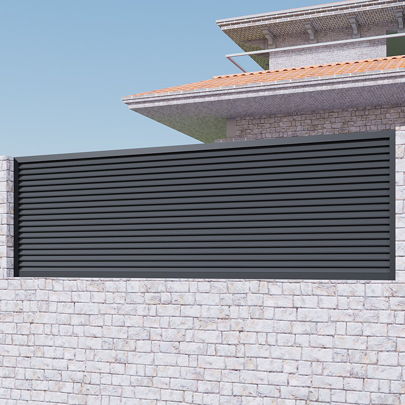 Iron Fence Fence New Chinese Simple Iron Fence Modern Villa Gartage Welded Aluminum Fence Iron Fence