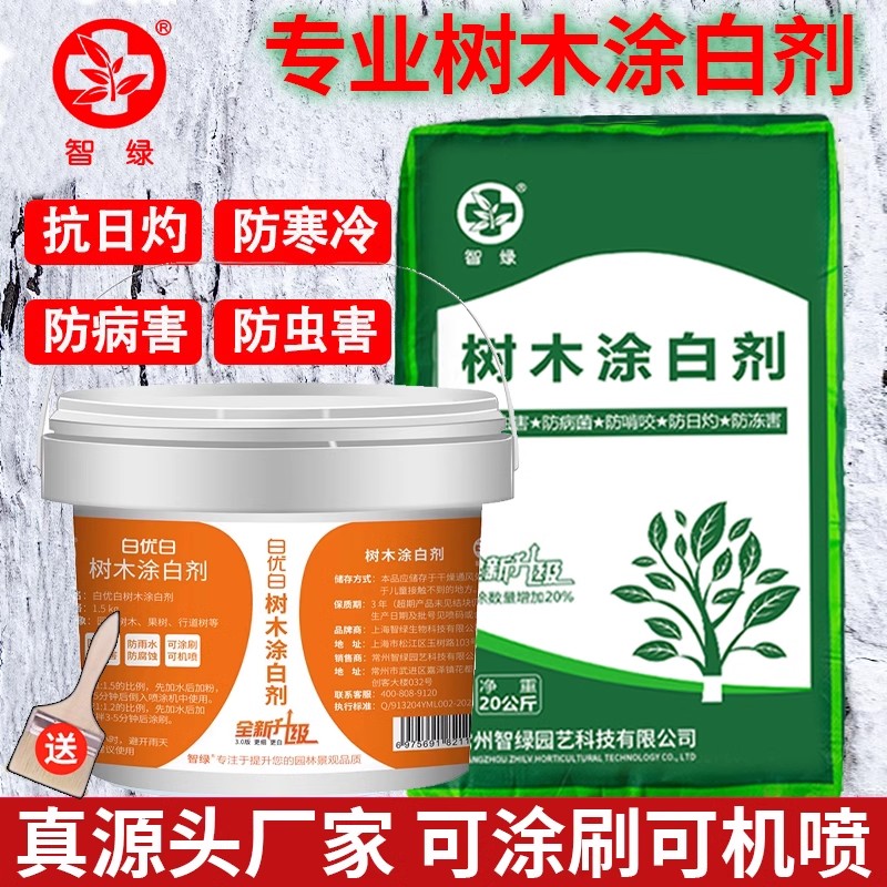 树木涂白的秘密武器：石灰粉剂的多面防护