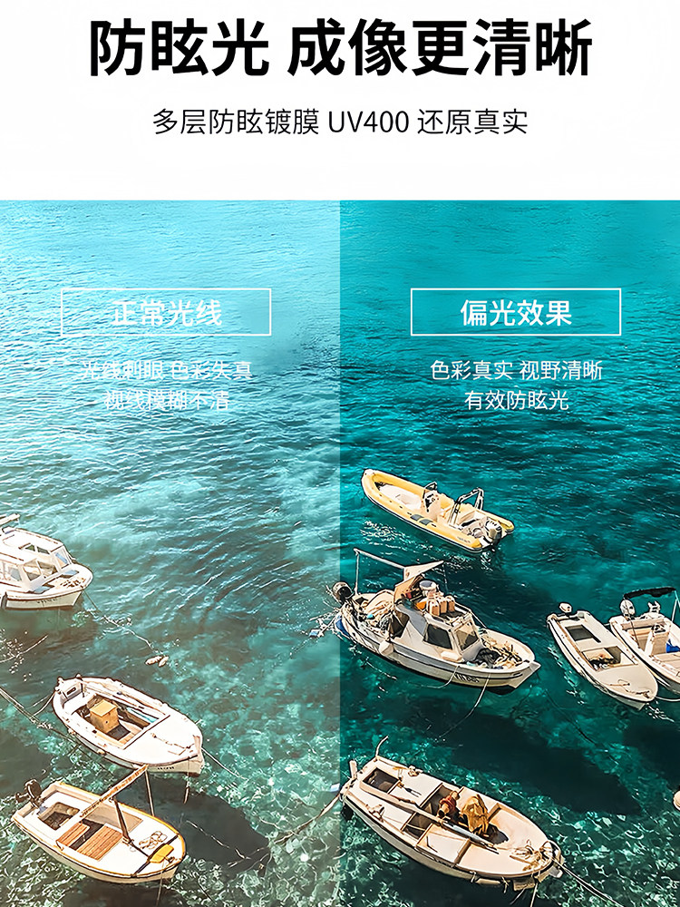 Pilot Sunglasses for Men, High-End, Anti-Uv, Polarized Sunglasses for Driving, Toad Glasses