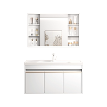 TOTGG simple style bathroom cabinet combination ceramic integrated basin new smart washbasin washbasin cabinet