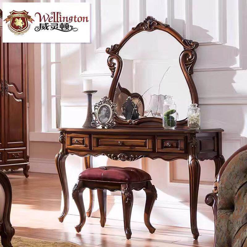 wellington Wellington furniture bedroom series makeup bench D603-1 makeup stool F603-1 American style 