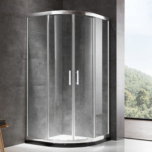 Kumak integral bathroom arc fan tempered glass household partition toilet shower room M3891A-3A1-JMO