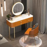 Элитный туалетный столик из натурального дерева, современная и минималистичная система хранения для спальни