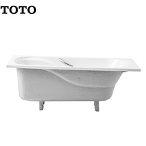 TOTO skirtless embedded bathtub bathtub acrylic small apartment with handrails household bathtub deposit